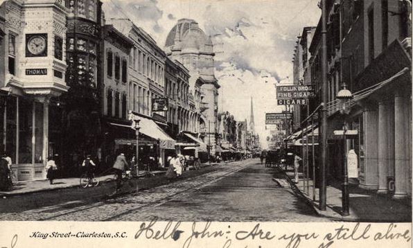 King Street 1907 Postcard